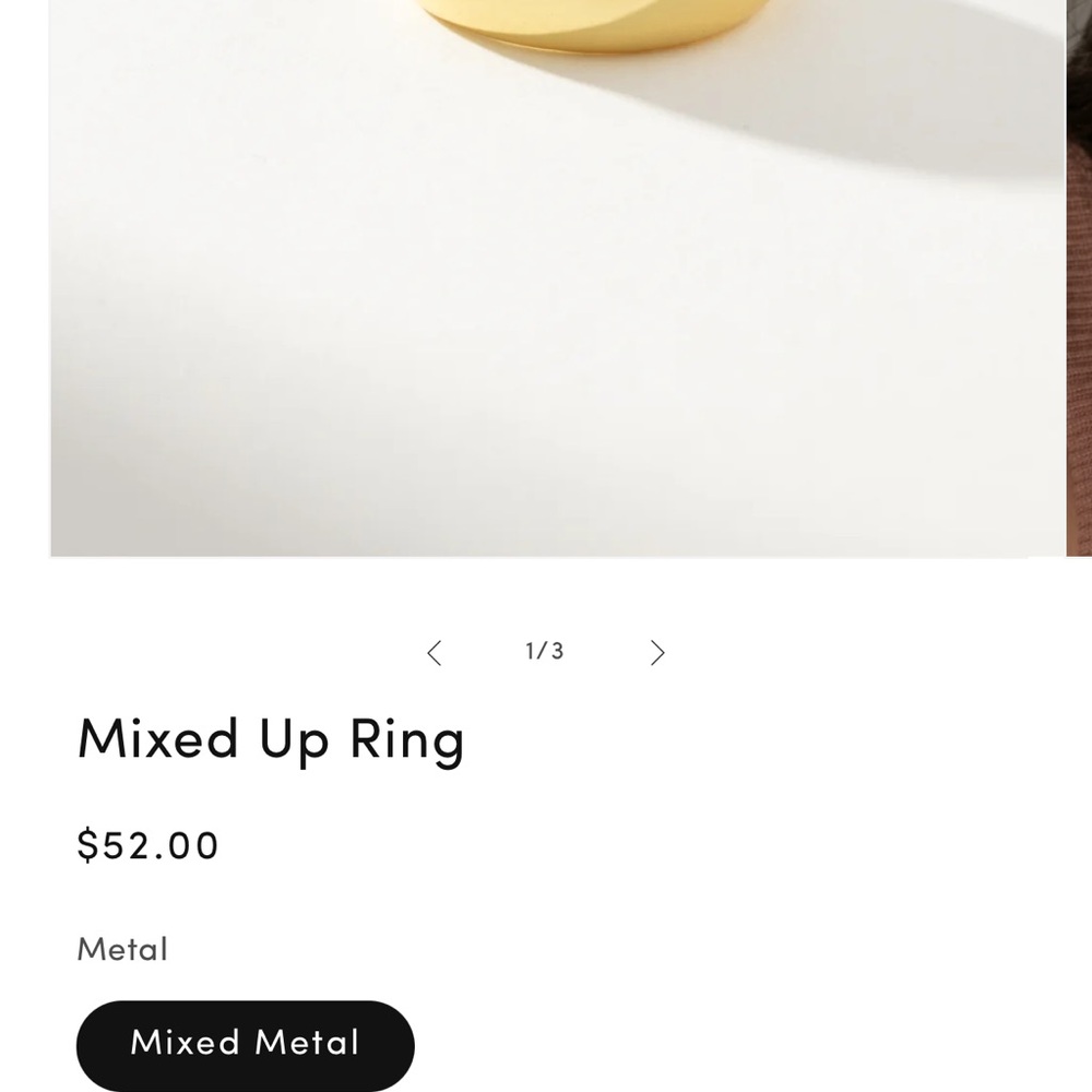 Uncommon James Mixed Metal Ring